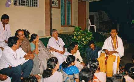6 July 2002, The first acharya (teacher) training program a